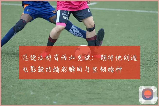 范德法特寄语加克波：期待他创造电影般的精彩瞬间与坚韧精神